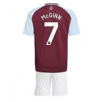 Aston Villa John McGinn #7 Hemmatröja Barn 2024-25 Kortärmad (+ Korta byxor)